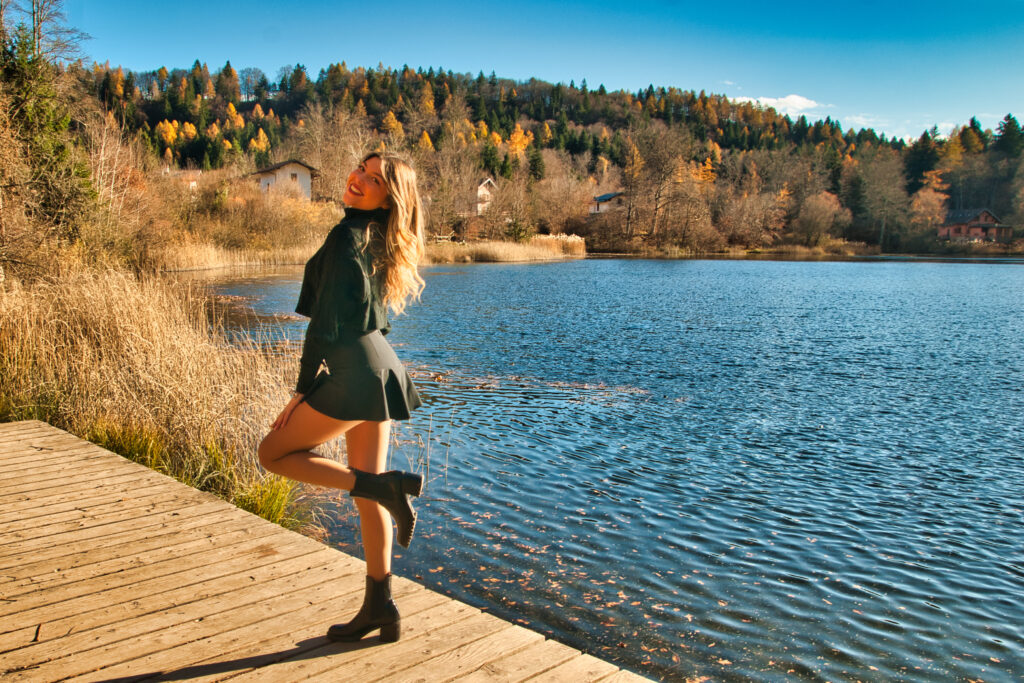 Niko Photographer presso Lago di Cei (TN) - Shooting Sarah